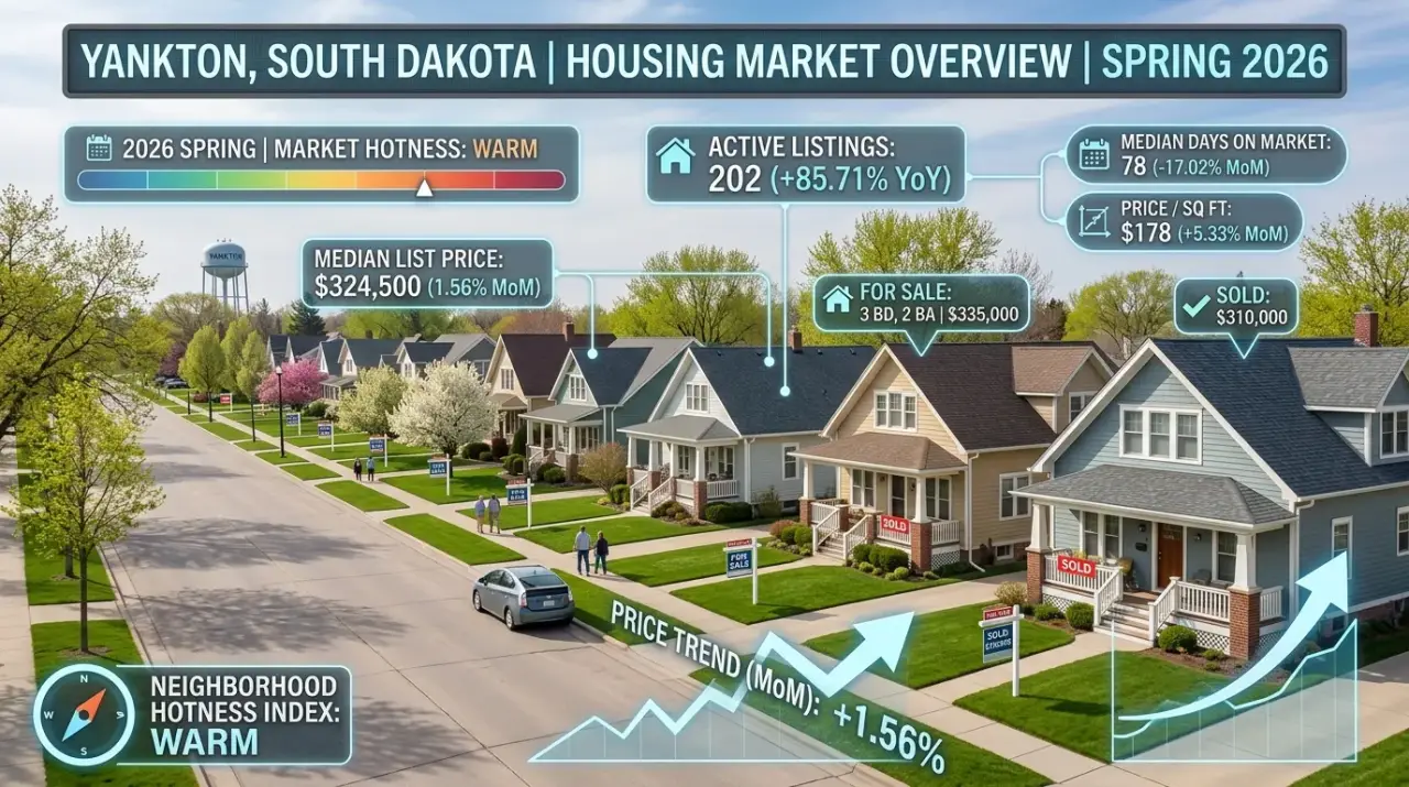 Market Reports real estate guides for Yankton, South Dakota
